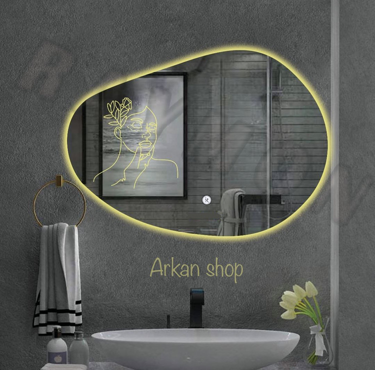 آینه بک لایت لمسی