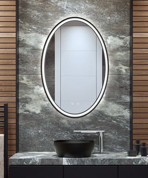 آینه بک لایت بیضی کد ۲۰۲