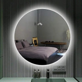 آینه بک لایت گرد کد 100