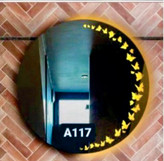 آینه بک لایت گرد کد ۱۱۷