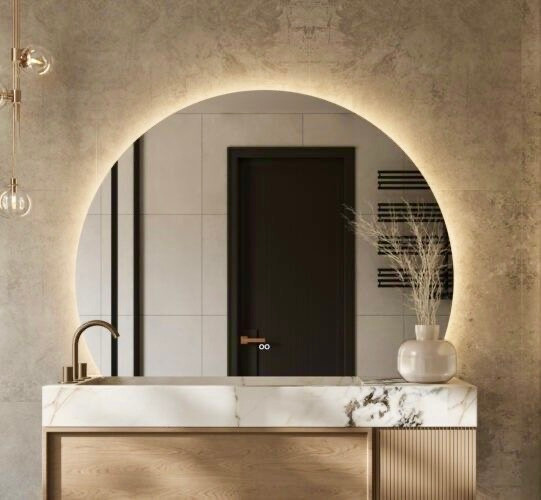 آینه بک لایت مدل مون لایت