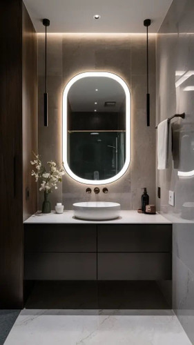 آینه بک لایت کپسولی