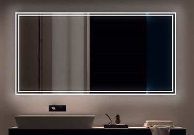 آینه بک لایت لبه محو دو لاین