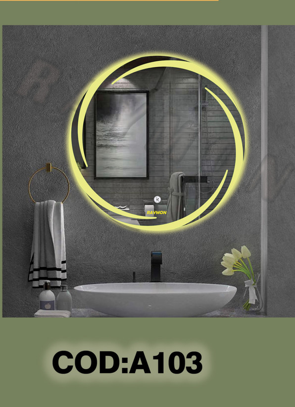 آینه بک لایت گرد ۱۰۳