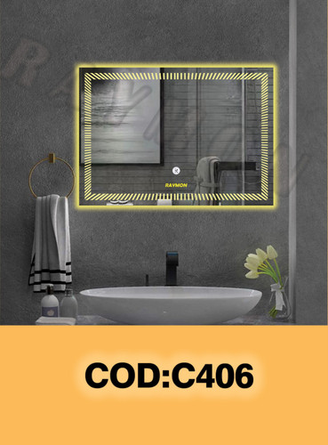 آینه بک لایت مستطیل کد۴۰۶