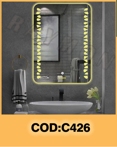 آینه بک لایت مستطیل کد ۴۲۶